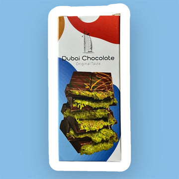 Tablette de Chocolat Fourrée à la Kunefe & Pistache – Importée de Dubaï